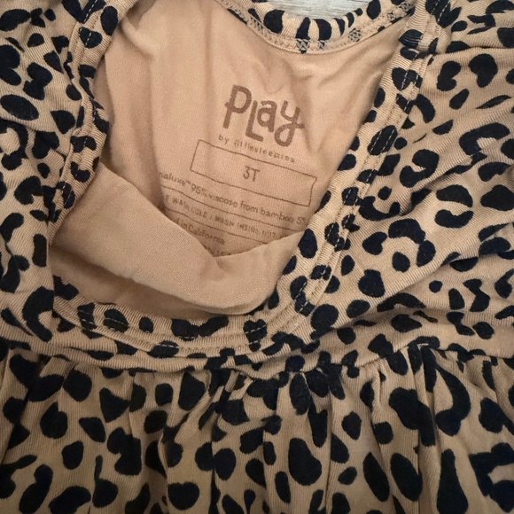 LITTLE SLEEPIES DRESS: CHEETAH (Size 3T) - Picture 3 of 3